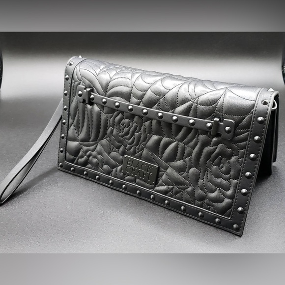 BlackCraft Cult Charlotte Spider Web Quilt Clutch - Picture 2 of 7